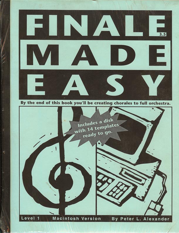 Alexander Publishing Finale 3.5 Made Easy Mac Version